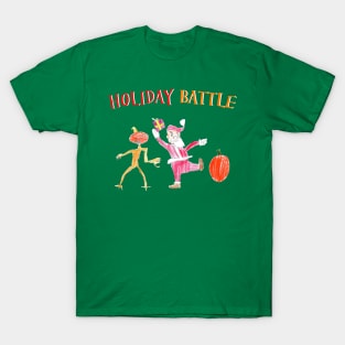 Christmas Halloween Battle T-Shirt